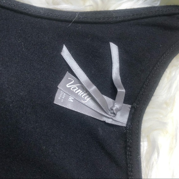 Vanity Mint Green Black Lace Tank Top - Picture 5 of 15